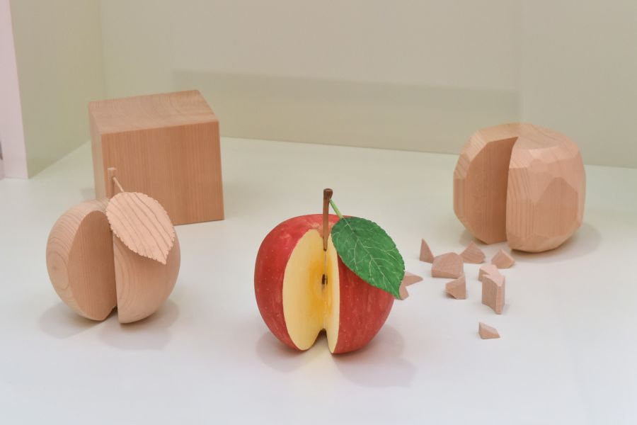 木のりんごが生まれる工程