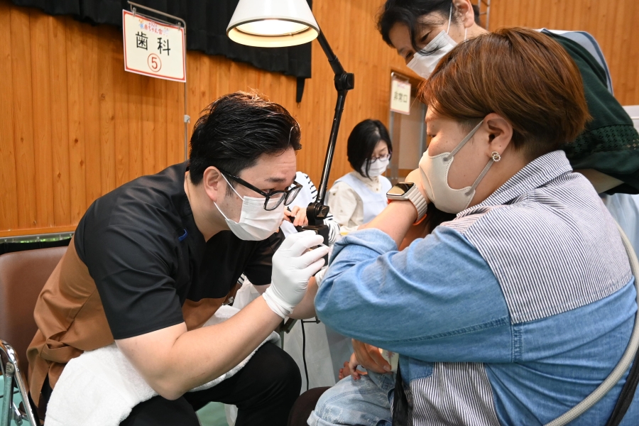 はい、お口あーん