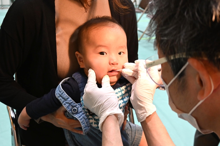 余裕の赤ちゃんもいますが…