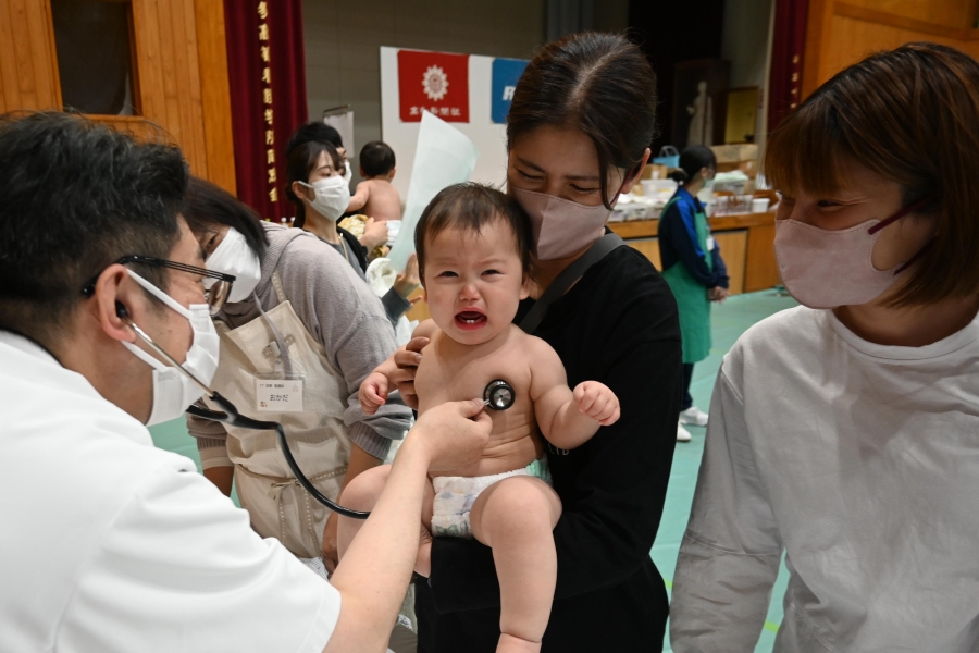 始まりました、診察！