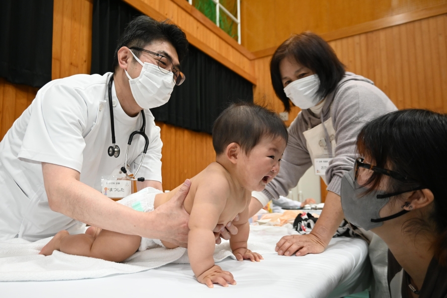 「あっ、ママいた！」