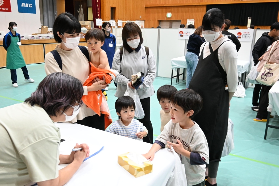 診察が終わったら、先生とおしゃべり