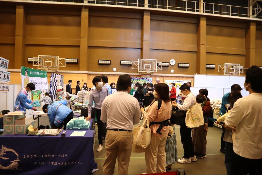 赤ちゃん会パートナーのブースも盛況でした