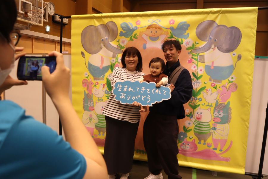 ボードの文字も柴田さんのデザイン