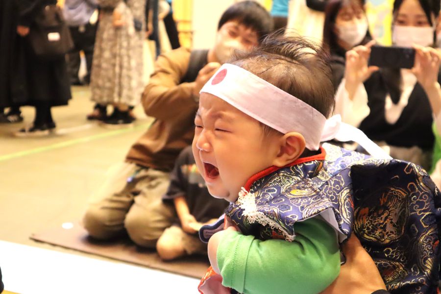かわいい泣き顔もシャッターチャンスです