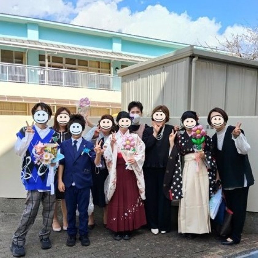 「せんせ～い」と訪ねてきてくれました