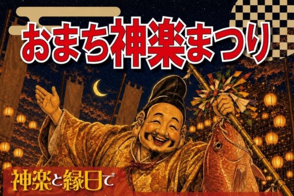 高知市で7/4、11に「おまち神楽まつり」（おまち多目的広場）｜グルメや縁日遊びが多数出店！神楽、よさこい、ものまねステージ、音楽などのステージプログラムも楽しめます