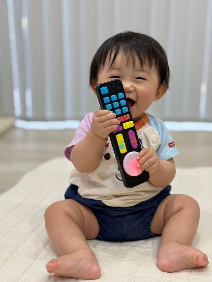 本物みたいで音の出るリモコンに大ハマリ