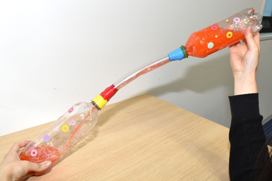 水が流れる振動が気持ちいい！