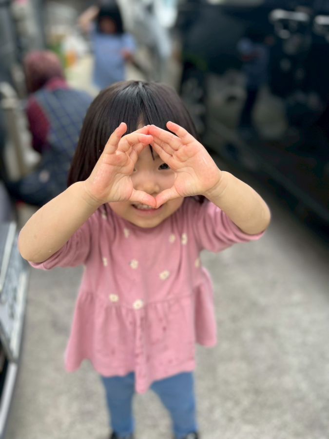 振りが違いますが、好きすぎて滅〜！にはまっていて、滅！と決めポーズを撮っている一枚です