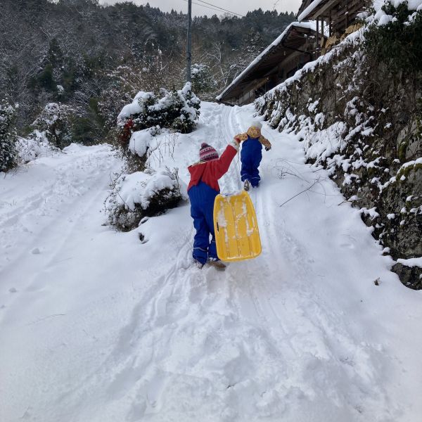 檮原町にも雪がよく降ります
