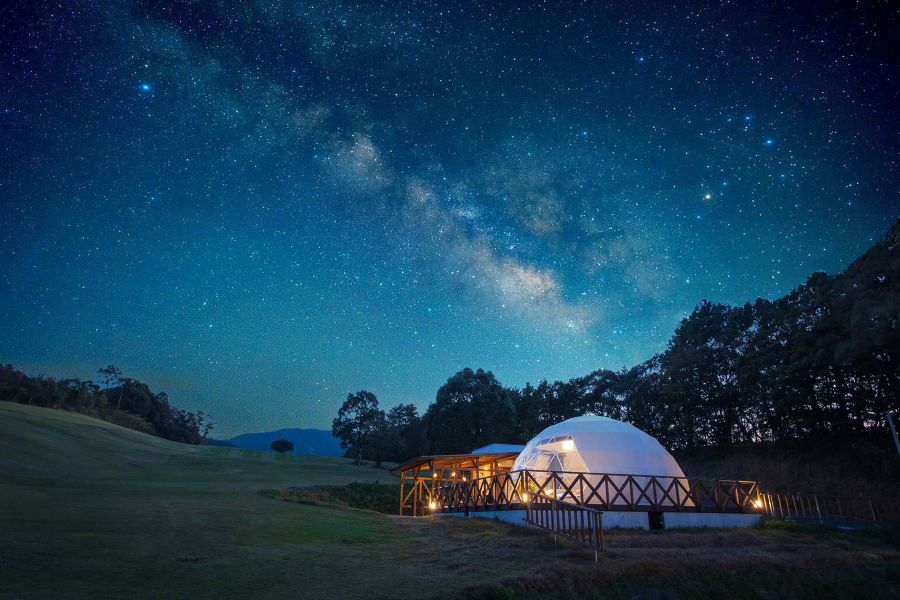 夜は星空が広がります（提供写真）