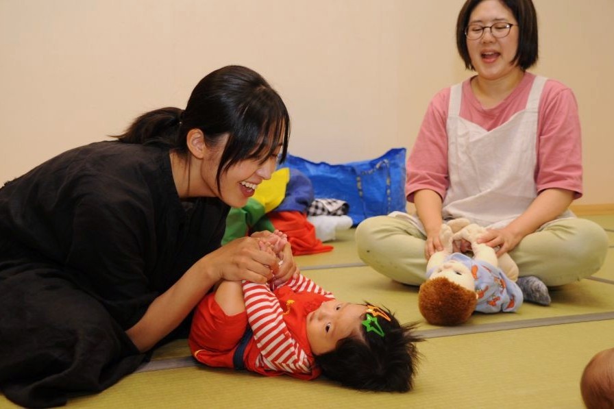 ママの笑顔が一番の心の栄養です